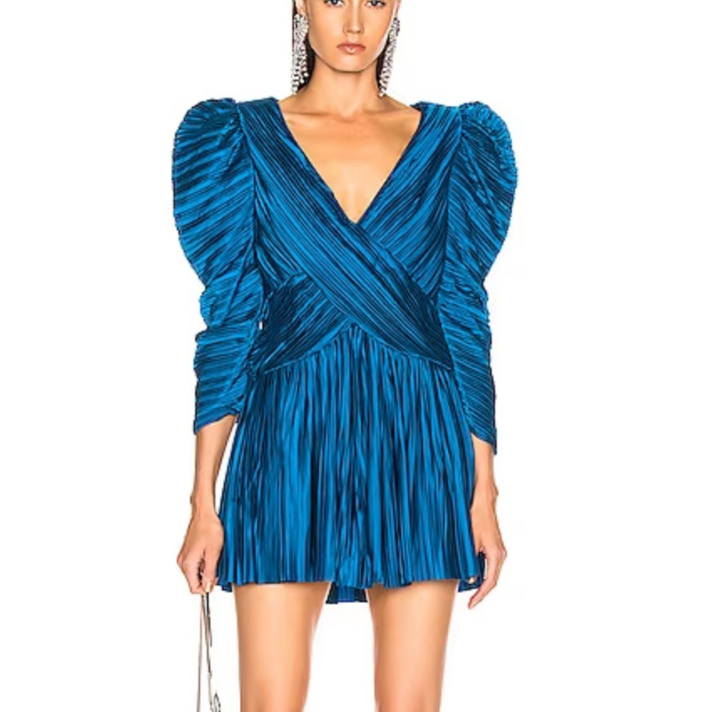 Retrofete Blue Mini Dress